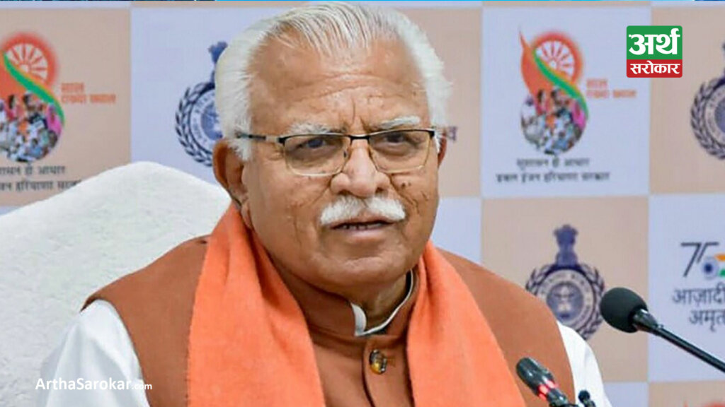 भारतका विद्युतमन्त्री मनोहरलाल खट्टर नेपाल आउँदै