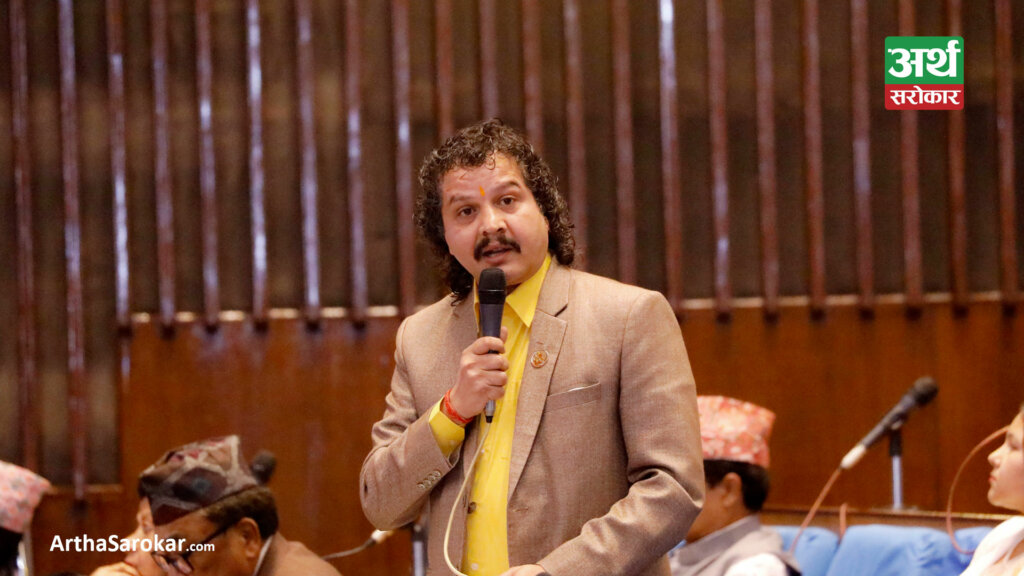 ‘काँग्रेस र एमालेले दुई जना गभर्नर नियुक्त गरेर नोटमा चुनाव चिन्ह राखे हुन्छ’- सांसद हरि ढकाल 