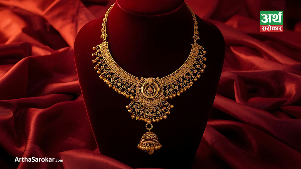 Gold Prices Drop by NPR 4,800 on Sunday – Weekly Market Update